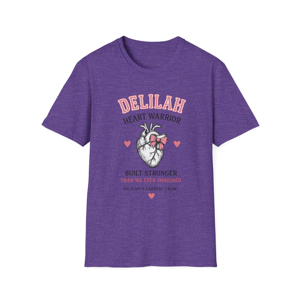 Delilah Heart Warrior T-Shirt — Personalized Heart Warrior Tee