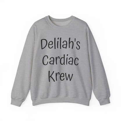 Delilah's Cardiac Krew Sweatshirt — Personalized Heart Team Crewneck (Est. 2025)