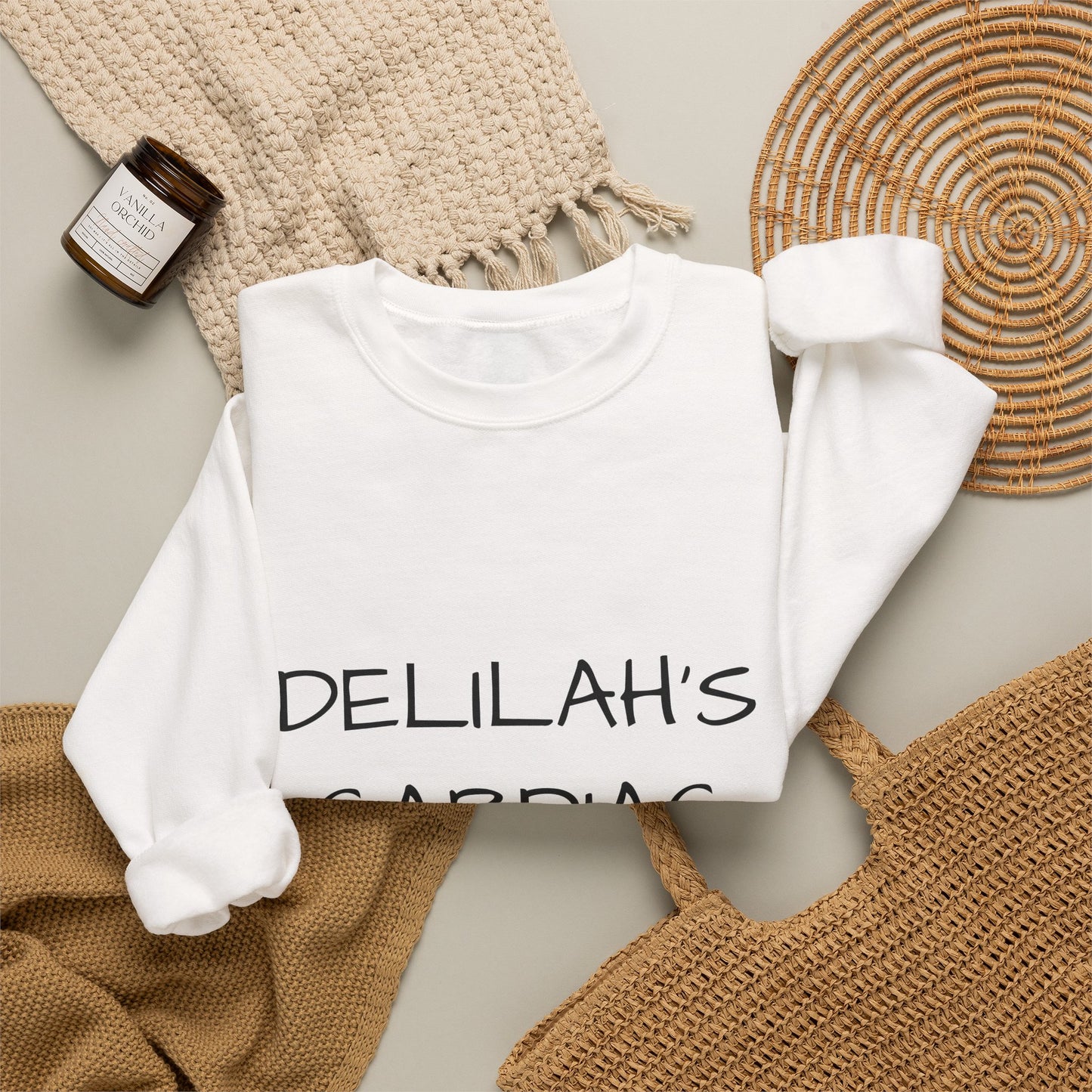 Cardiac Crew Sweatshirt — Delilah’s CHD Strong Support Crewneck