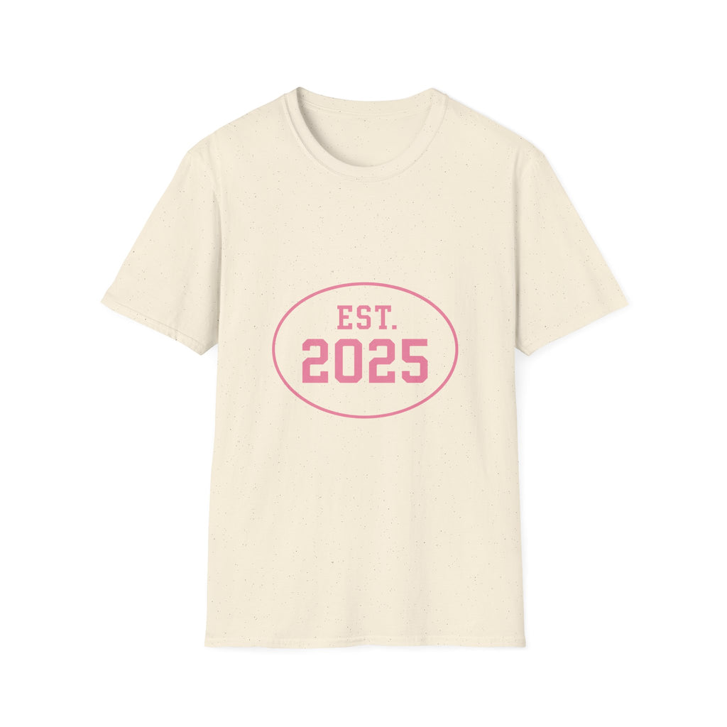 2025 Est. T‑Shirt — Vintage Circle "EST. 2025" Graphic Tee