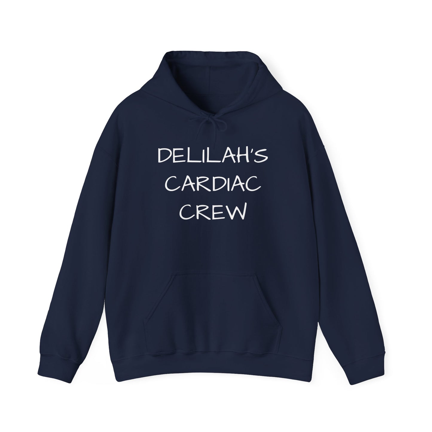 Delilah's Cardiac Crew Hoodie — Personalized Cardiology Support Sweatshirt
