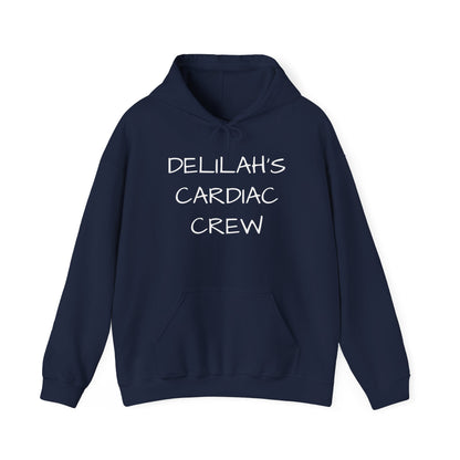 Delilah's Cardiac Crew Hoodie — Personalized Cardiology Support Sweatshirt