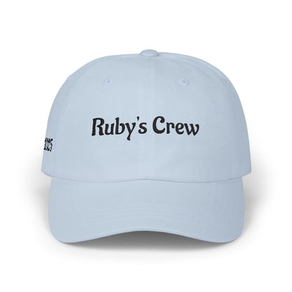 Classic Dad Cap — "Ruby's Crew" Embroidered Cotton Baseball Hat