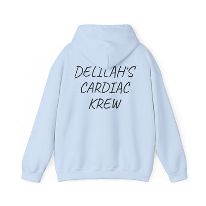 "Delilah's Cardiac Krew" -Est. 2025 hoodie