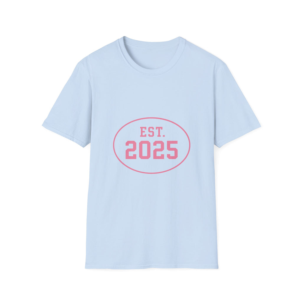 2025 Est. T‑Shirt — Vintage Circle "EST. 2025" Graphic Tee