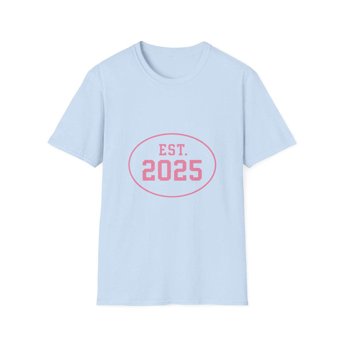 2025 Est. T‑Shirt — Vintage Circle "EST. 2025" Graphic Tee