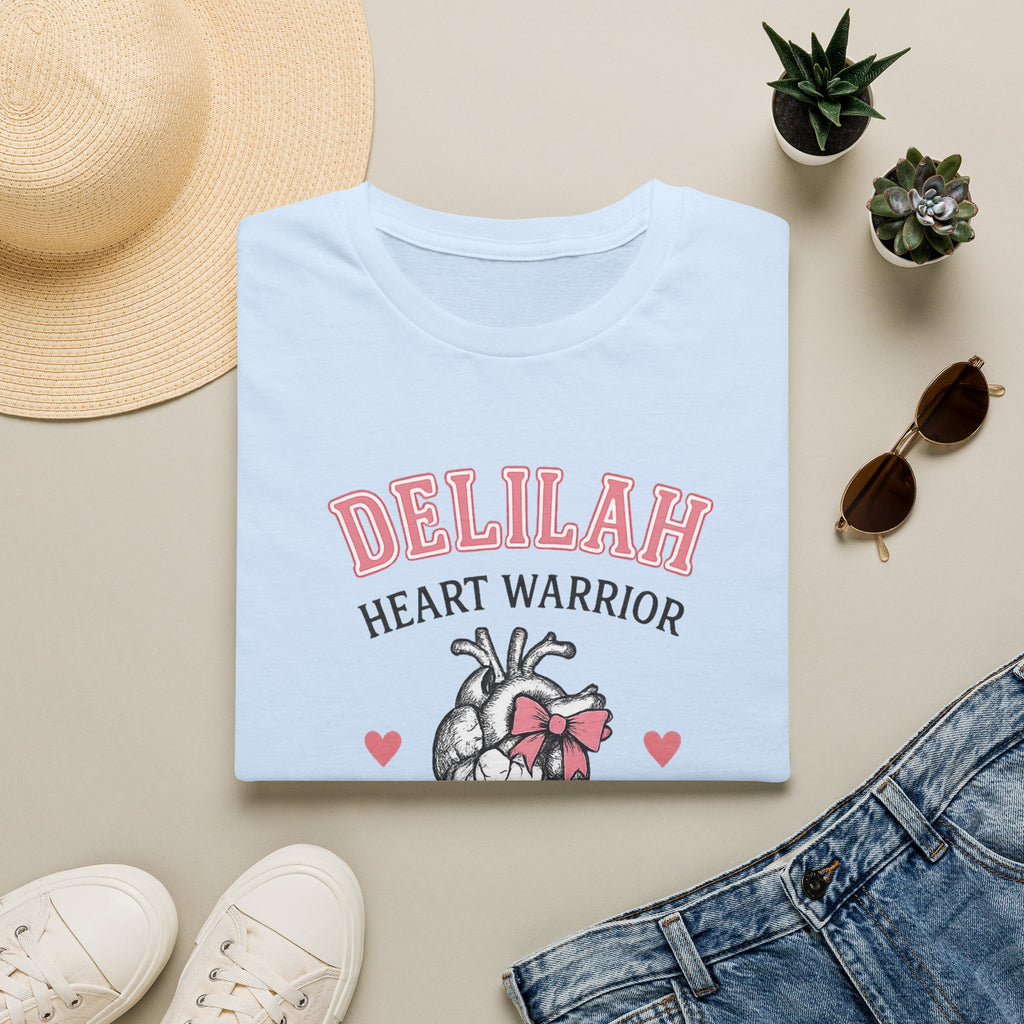Delilah Heart Warrior T-Shirt — Personalized Heart Warrior Tee