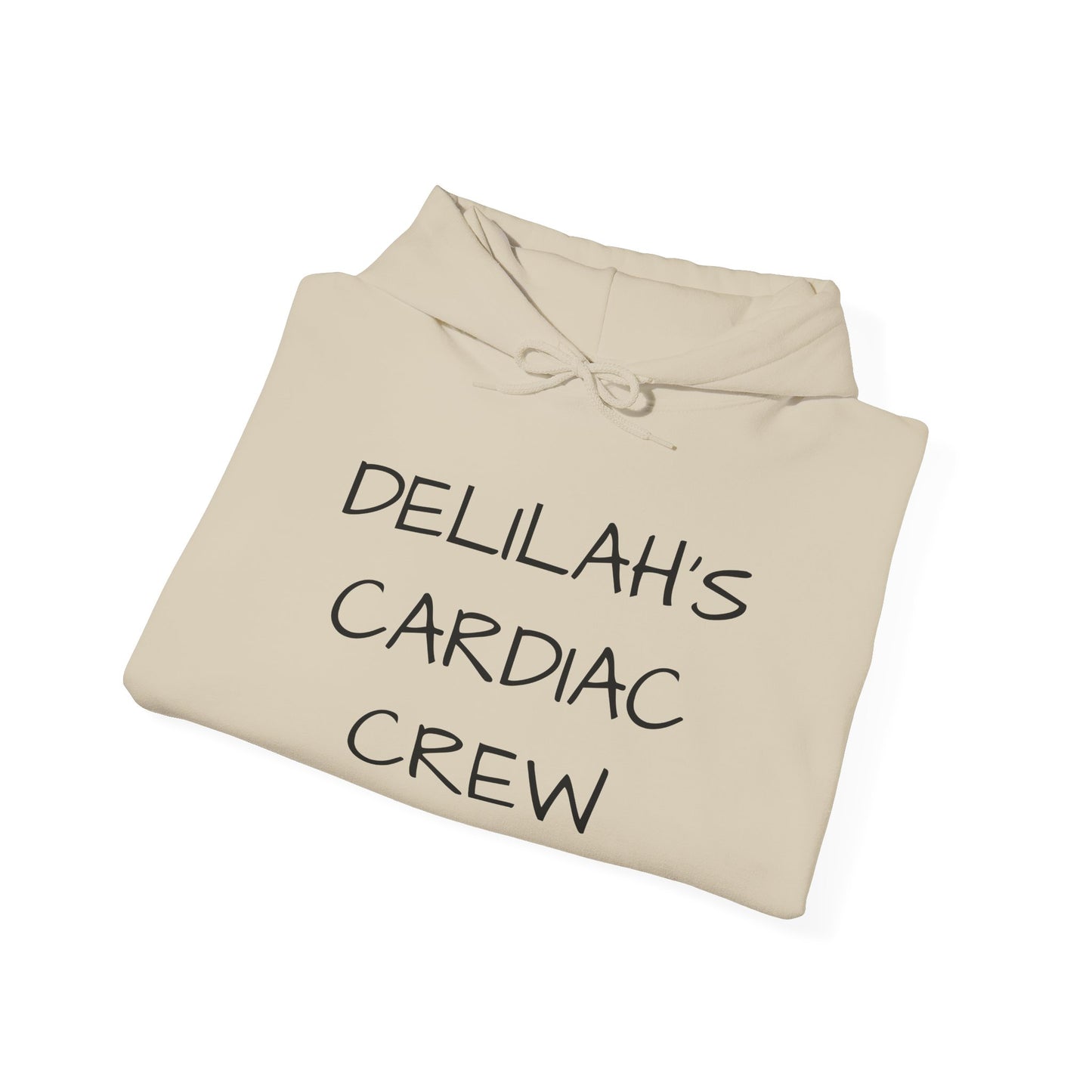 Delilah's Cardiac Crew Hoodie — Personalized Cardiology Support Sweatshirt