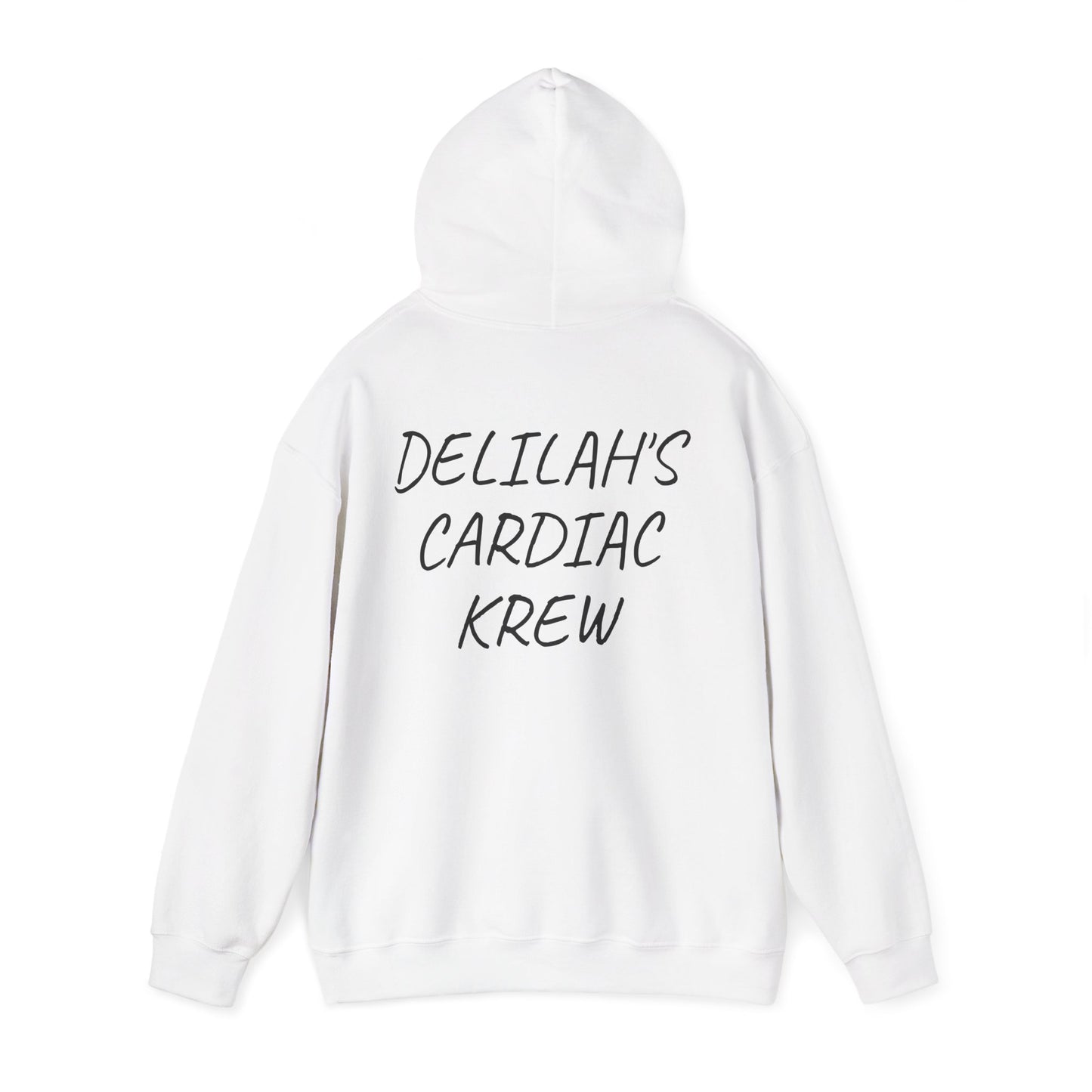 "Delilah's Cardiac Krew" -Est. 2025 hoodie