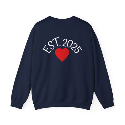 Delilah's Cardiac Krew Sweatshirt — Personalized Heart Team Crewneck (Est. 2025)