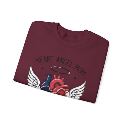 Heart Angel Mom Sweatshirt — “My Greatest Love” Memorial Crewneck