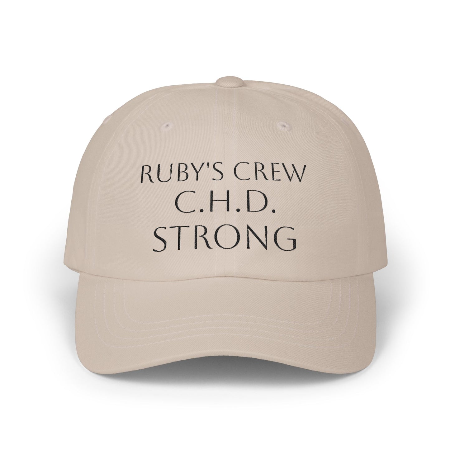 Classic Dad Cap — Ruby's Crew C.H.D. Strong Baseball Hat (1 in 100)