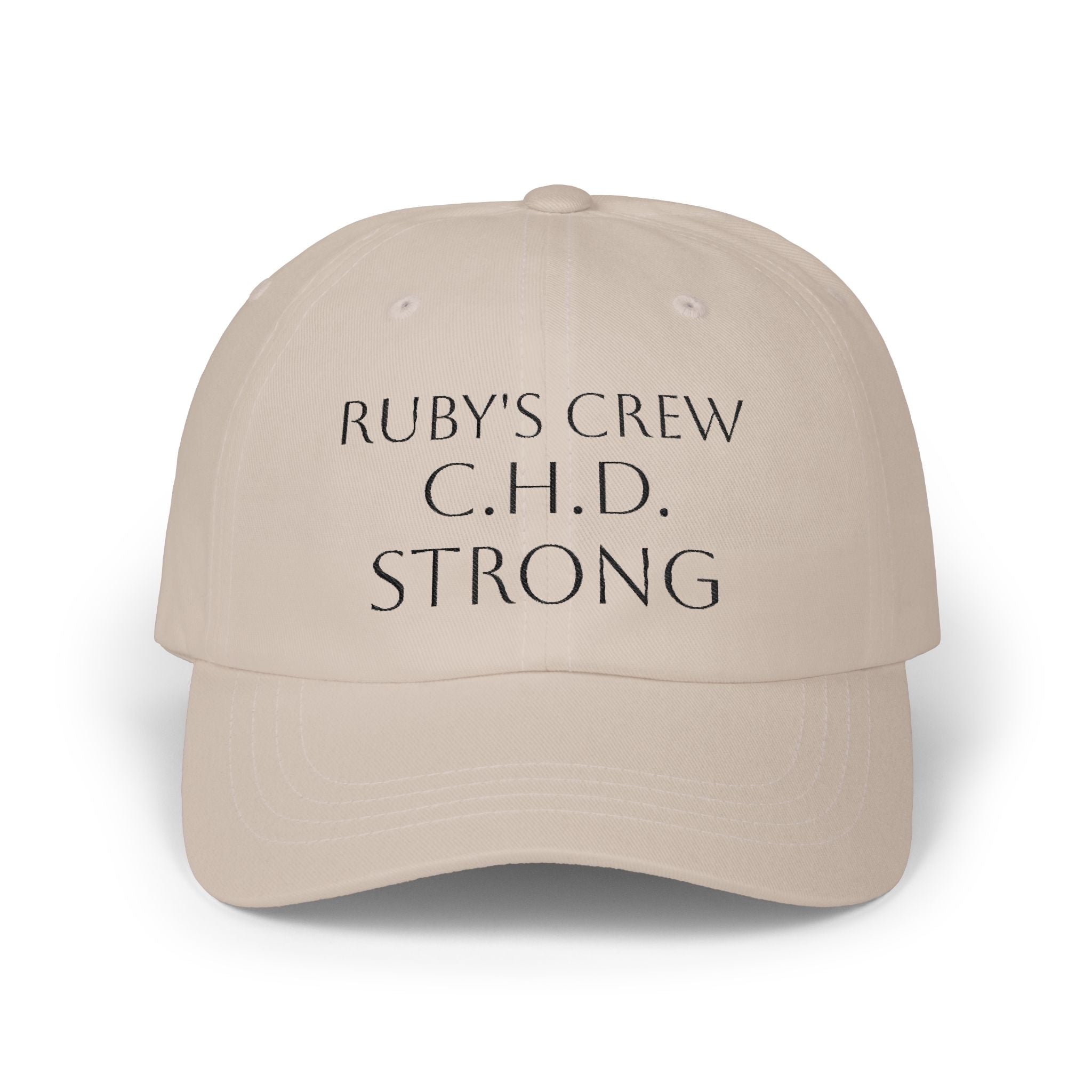 Classic Dad Cap — Ruby's Crew C.H.D. Strong Baseball Hat (1 in 100)