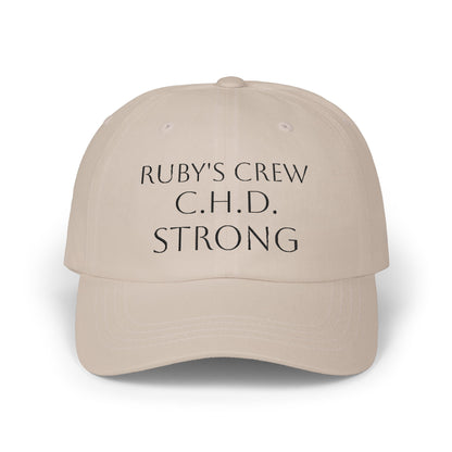 Classic Dad Cap — Ruby's Crew C.H.D. Strong Baseball Hat (1 in 100)