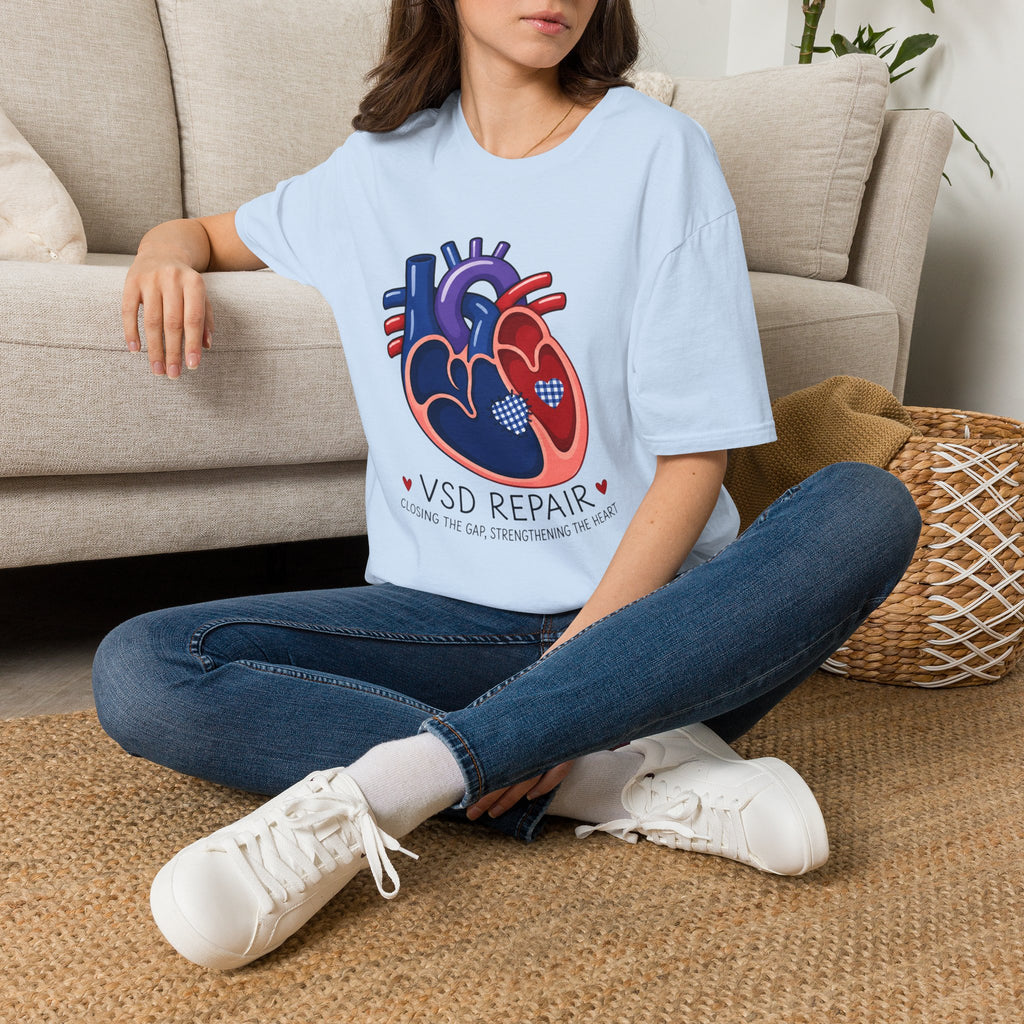 VSD Repair Heart Anatomy T-Shirt — Congenital Heart Defect Awareness Tee