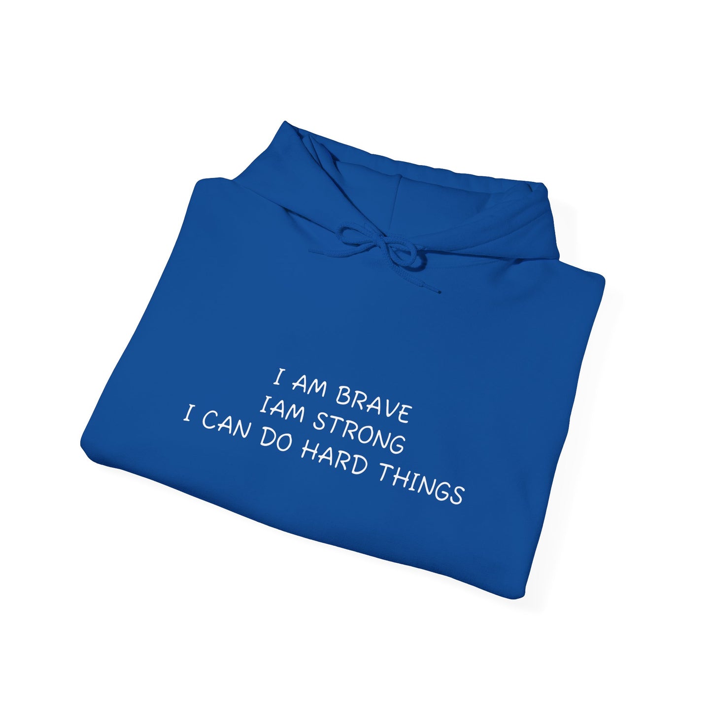 Memorial Hoodie - "I Am Brave, I Am Strong" Inspirational Tribute Sweatshirt