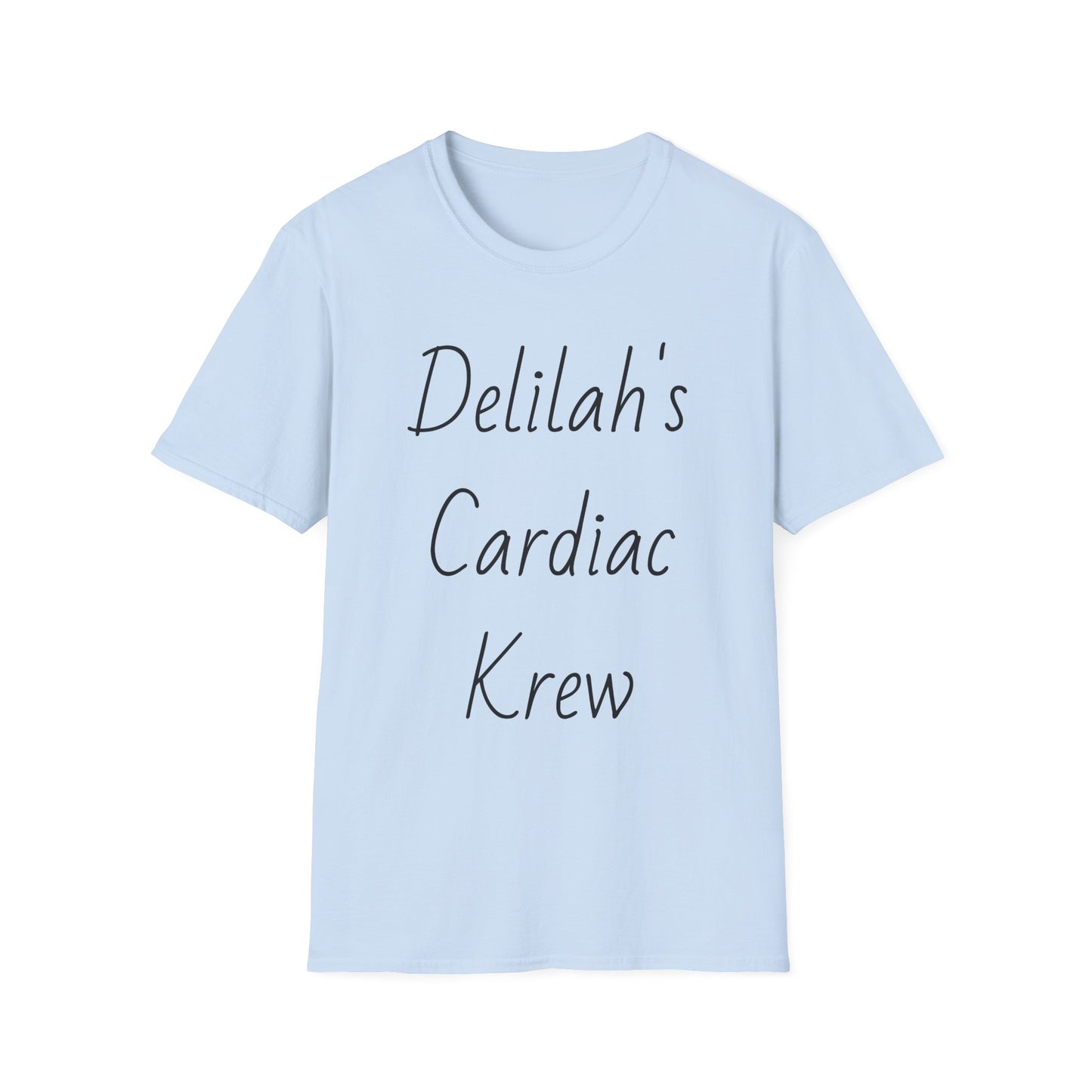 “Delilah’s Cardiac Krew” Personalized Medical Team Tee