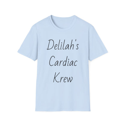 “Delilah’s Cardiac Krew” Personalized Medical Team Tee