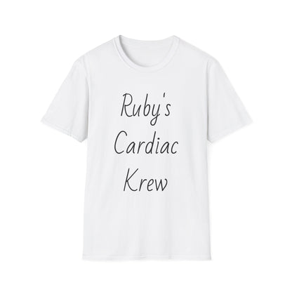 Ruby's Cardiac Krew T-Shirt — Personalized Nurse & Cardiology Team Tee