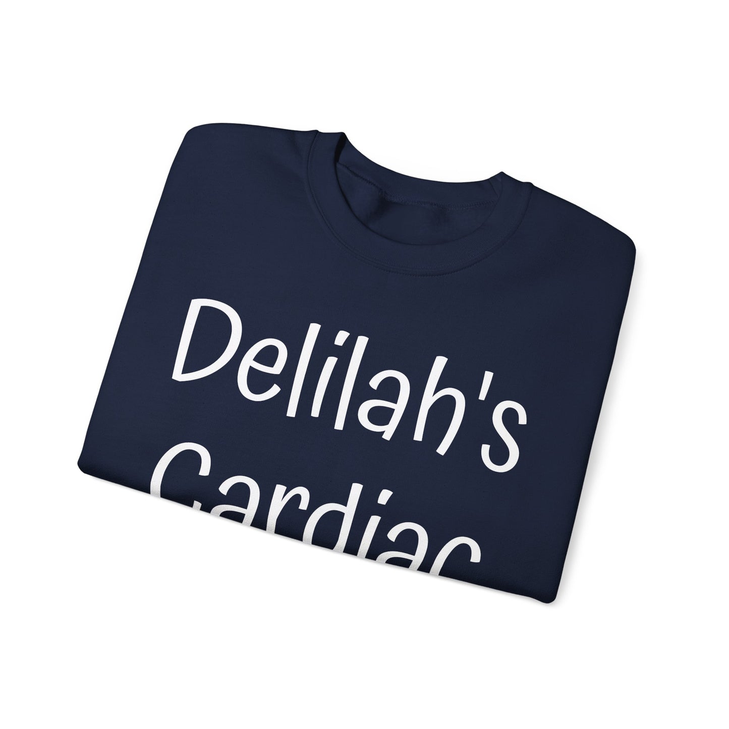 Delilah's Cardiac Krew Sweatshirt — Personalized Heart Team Crewneck (Est. 2025)
