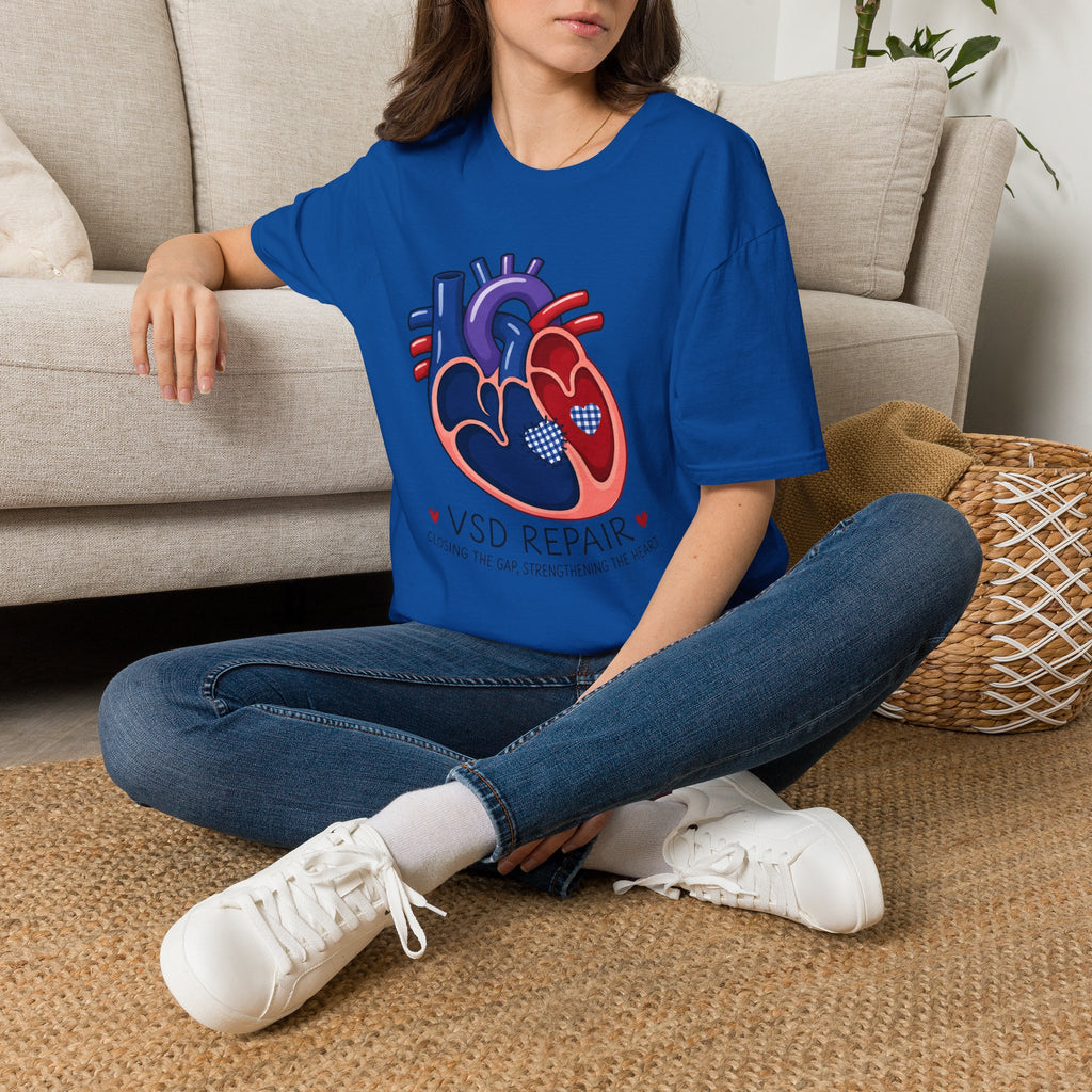 VSD Repair Heart Anatomy T-Shirt — Congenital Heart Defect Awareness Tee