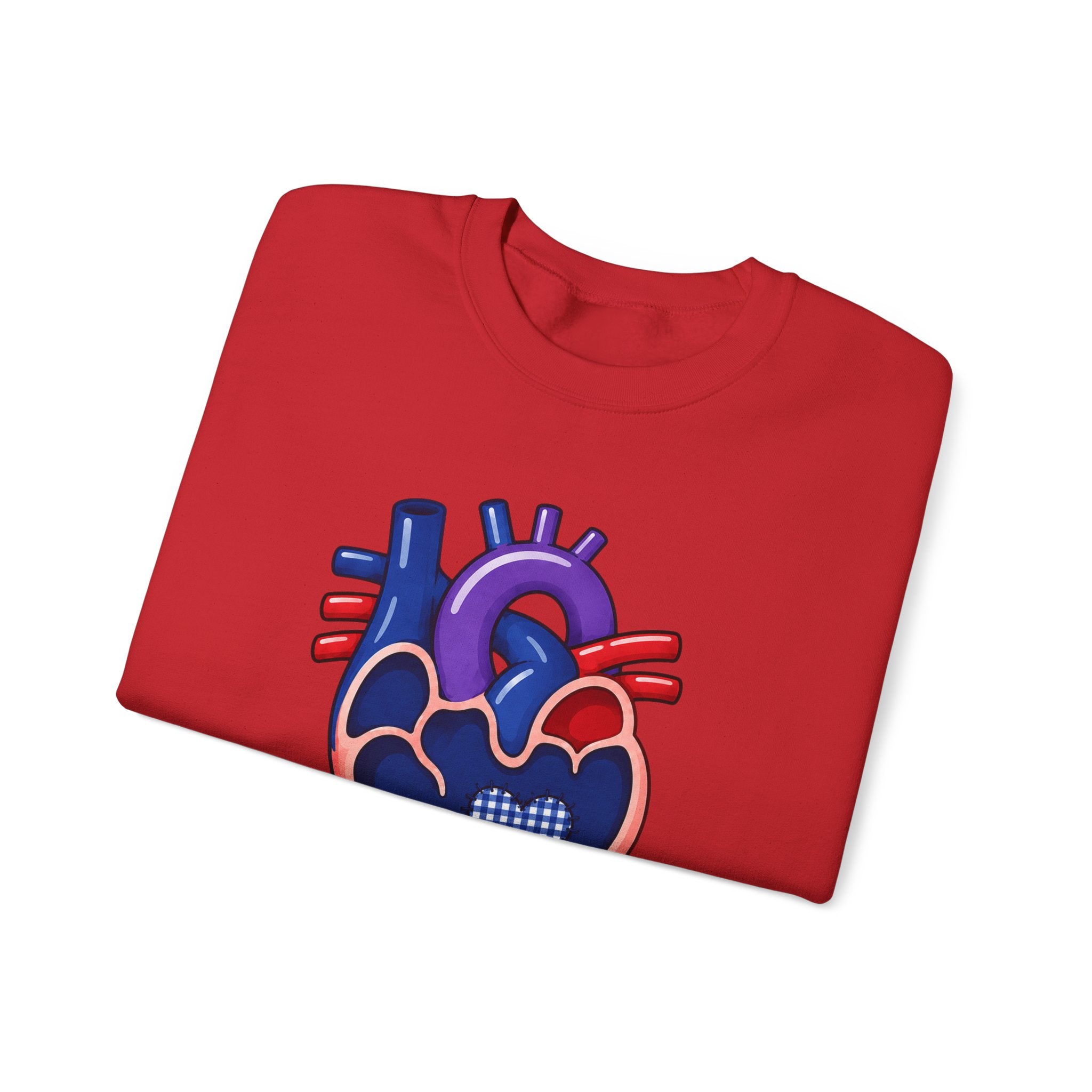 Single Ventricle Crewneck Sweatshirt — Congenital Heart Awareness Pullover