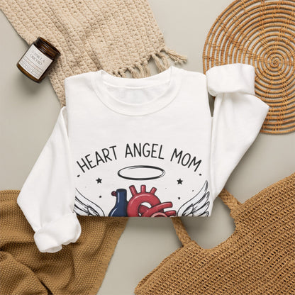 Heart Angel Mom Sweatshirt — “My Greatest Love” Memorial Crewneck