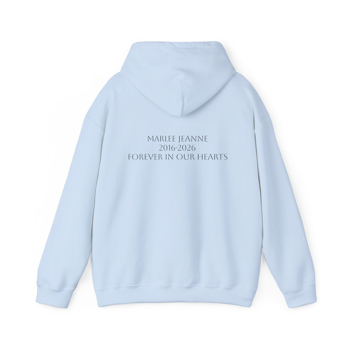 Memorial Hoodie - "I Am Brave, I Am Strong" Inspirational Tribute Sweatshirt