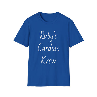 Ruby's Cardiac Krew T-Shirt — Personalized Nurse & Cardiology Team Tee