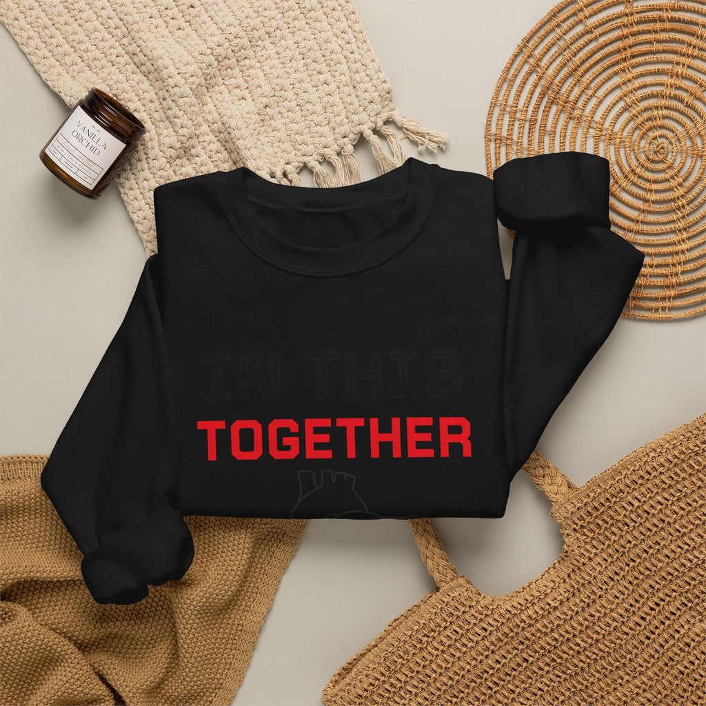In This Together Sweatshirt — Heart Illustration Crewneck