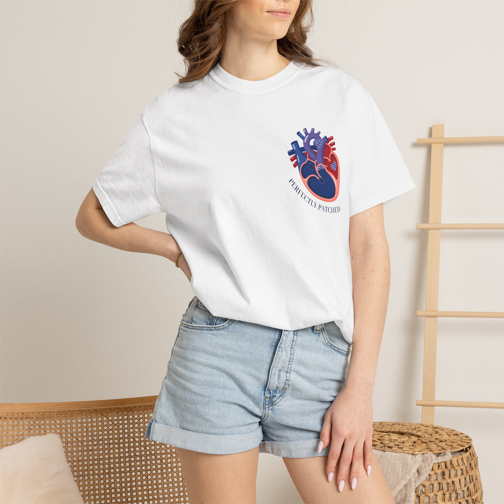Anatomical Heart Pocket Tee — 'Follow Your Heart' Graphic T-Shirt