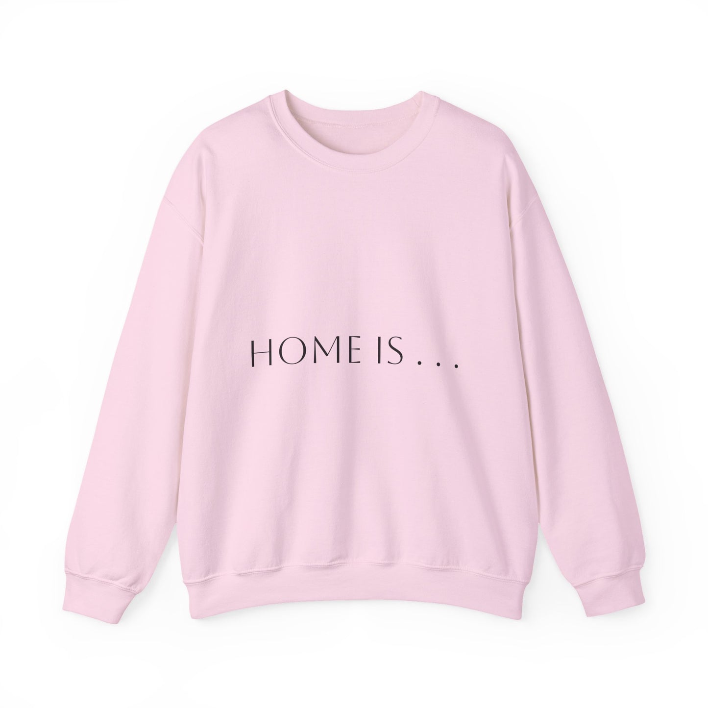 Home Is… Crewneck Sweatshirt — “Wherever Cardiology Admits Us” Cardiology Doctor Gift
