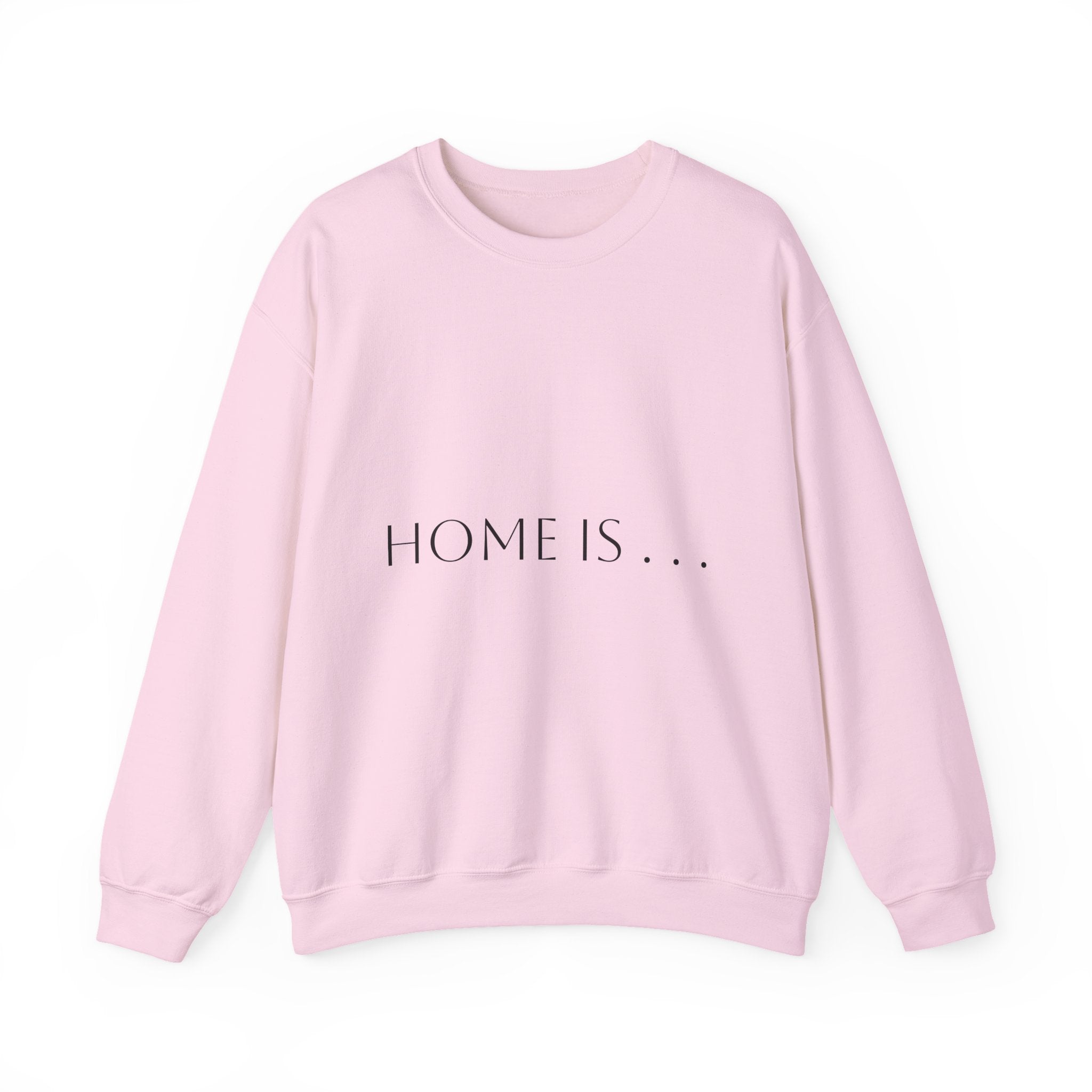 Home Is… Crewneck Sweatshirt — “Wherever Cardiology Admits Us” Cardiology Doctor Gift