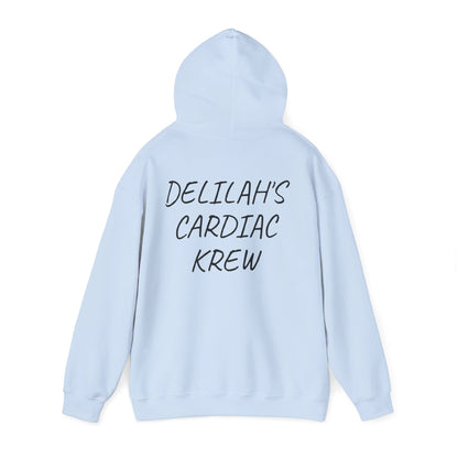 "Delilah's Cardiac Krew" -Est. 2025 hoodie