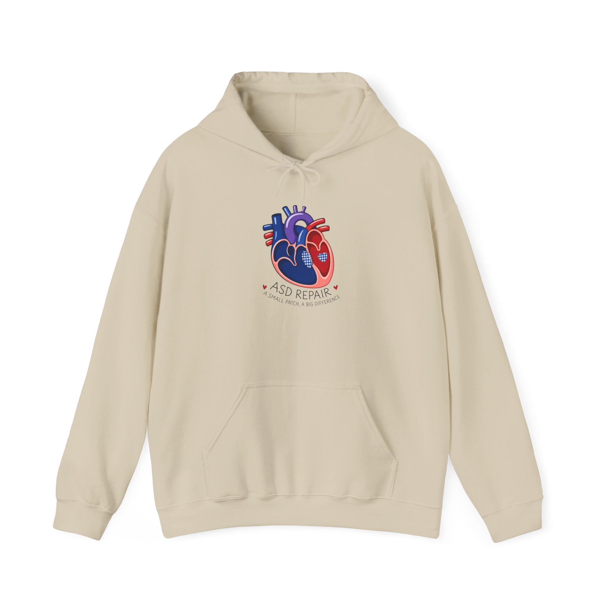 Hoodie — “A Good Heart” Anatomical Heart Graphic Pullover