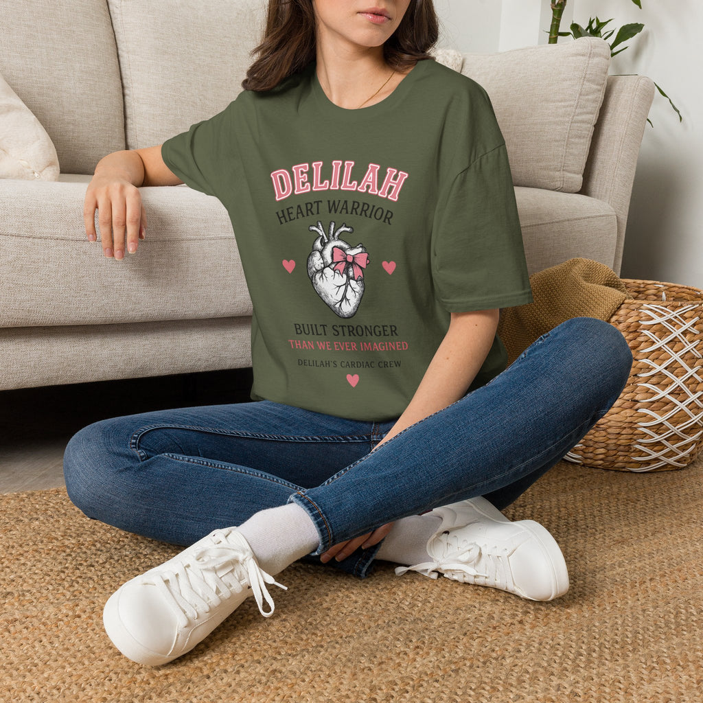 Delilah Heart Warrior T-Shirt — Personalized Heart Warrior Tee