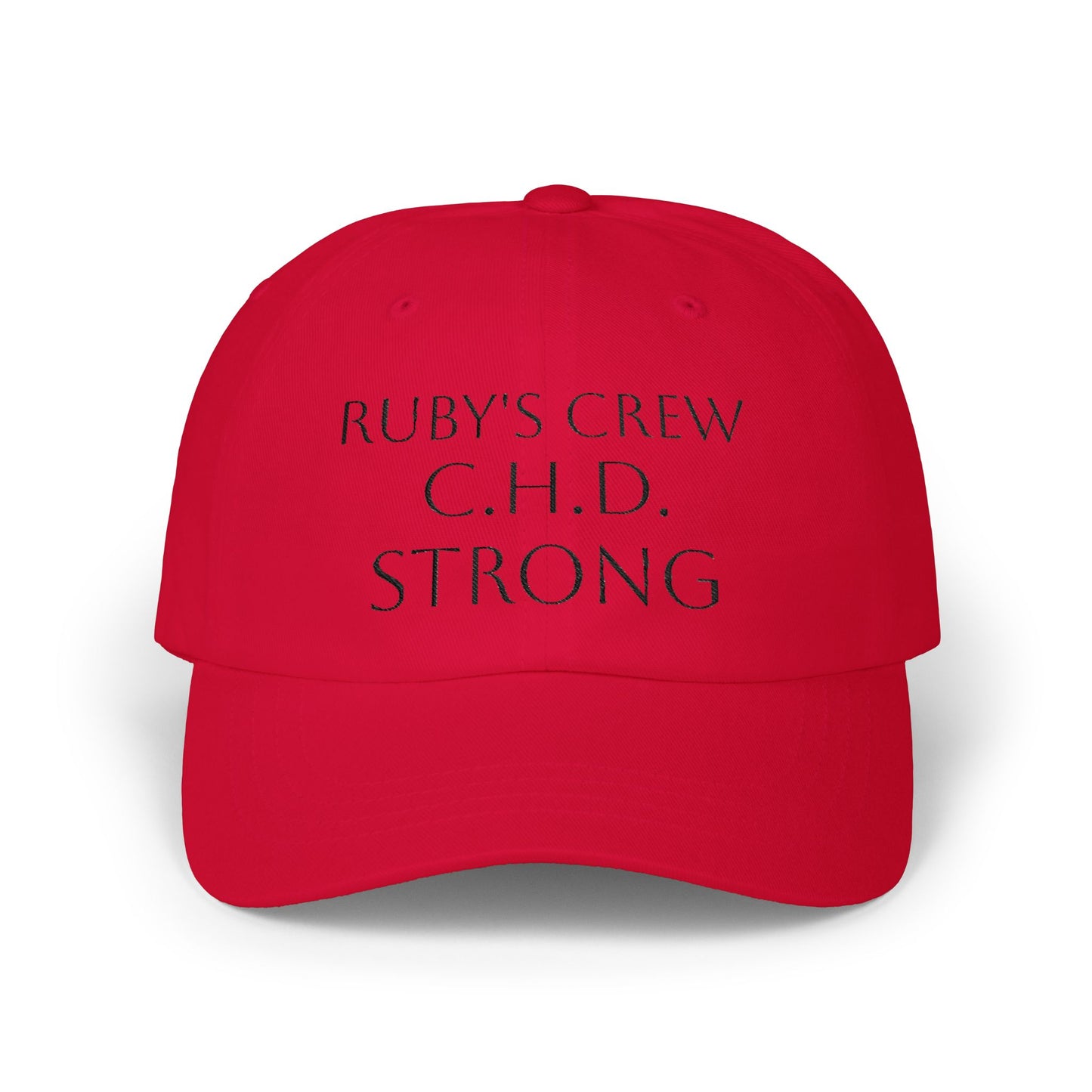 Classic Dad Cap — Ruby's Crew C.H.D. Strong Baseball Hat (1 in 100)