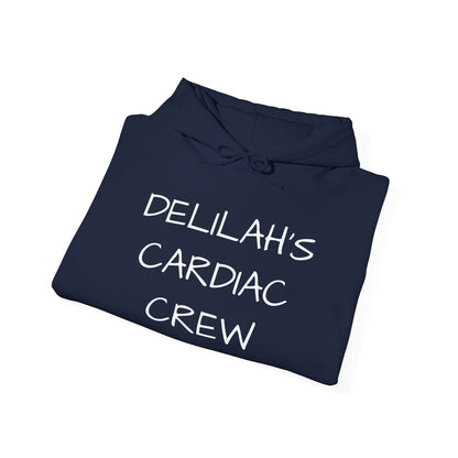 Delilah's Cardiac Crew Hoodie — Personalized Cardiology Support Sweatshirt