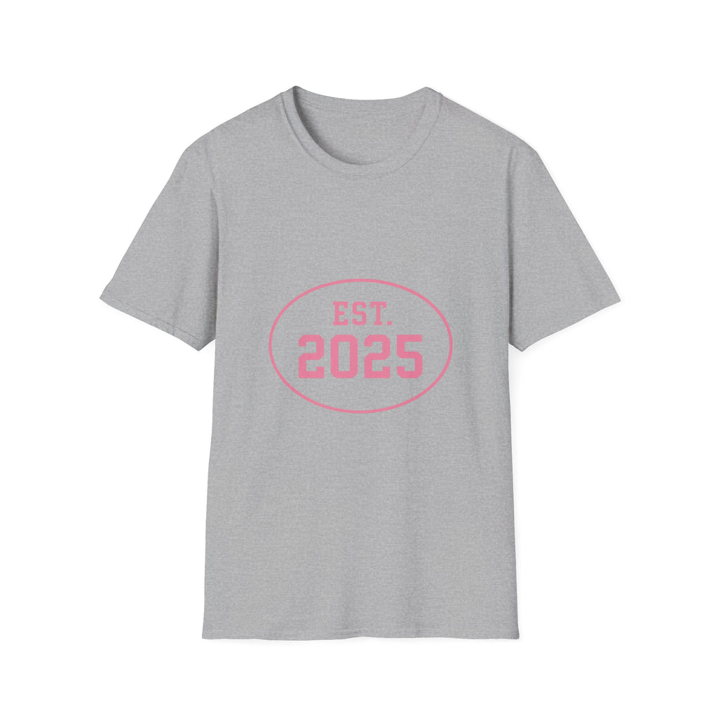 2025 Est. T‑Shirt — Vintage Circle "EST. 2025" Graphic Tee