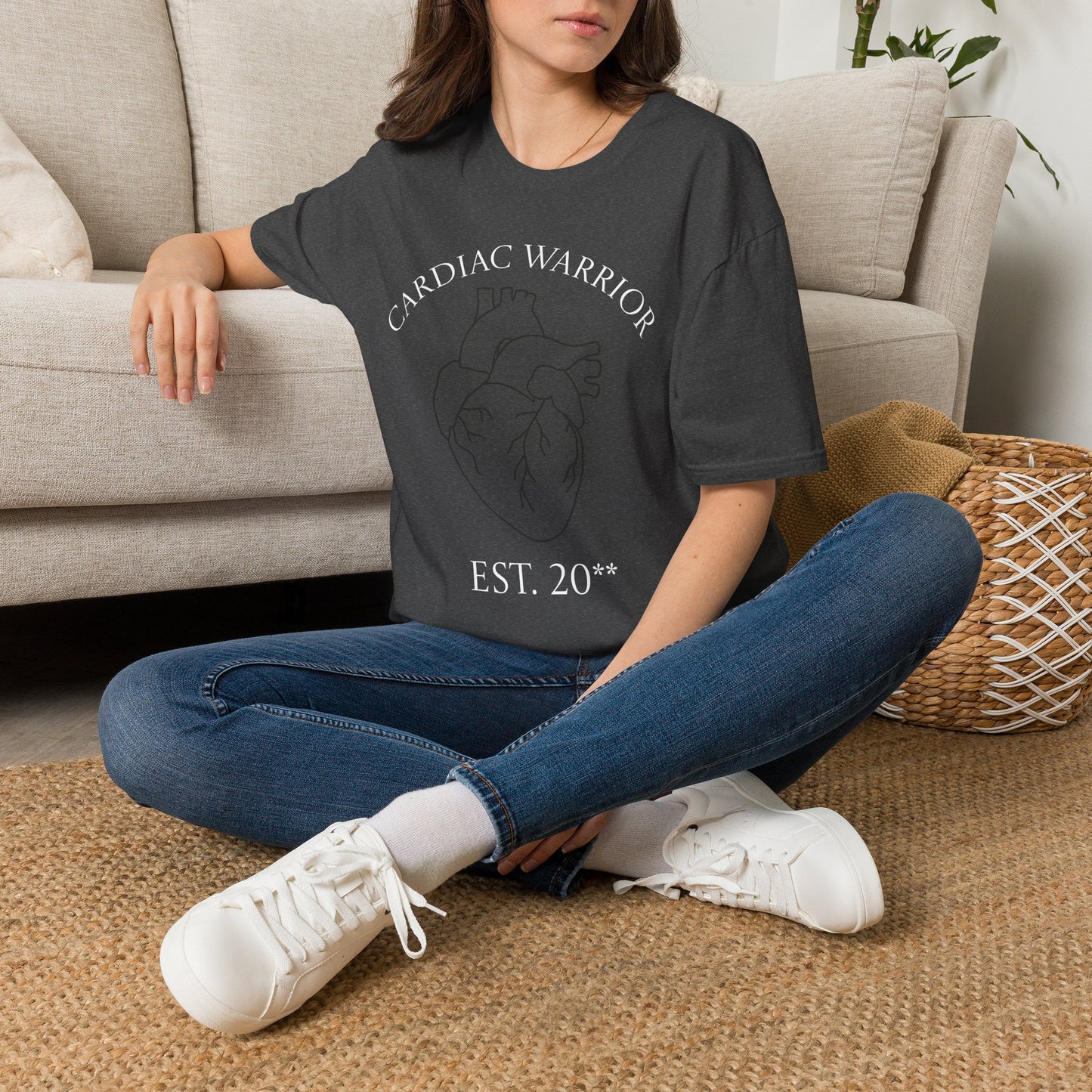 Custom Cardiac Warrior T-Shirt — Anatomical Heart Graphic Tee (Est. 20**)