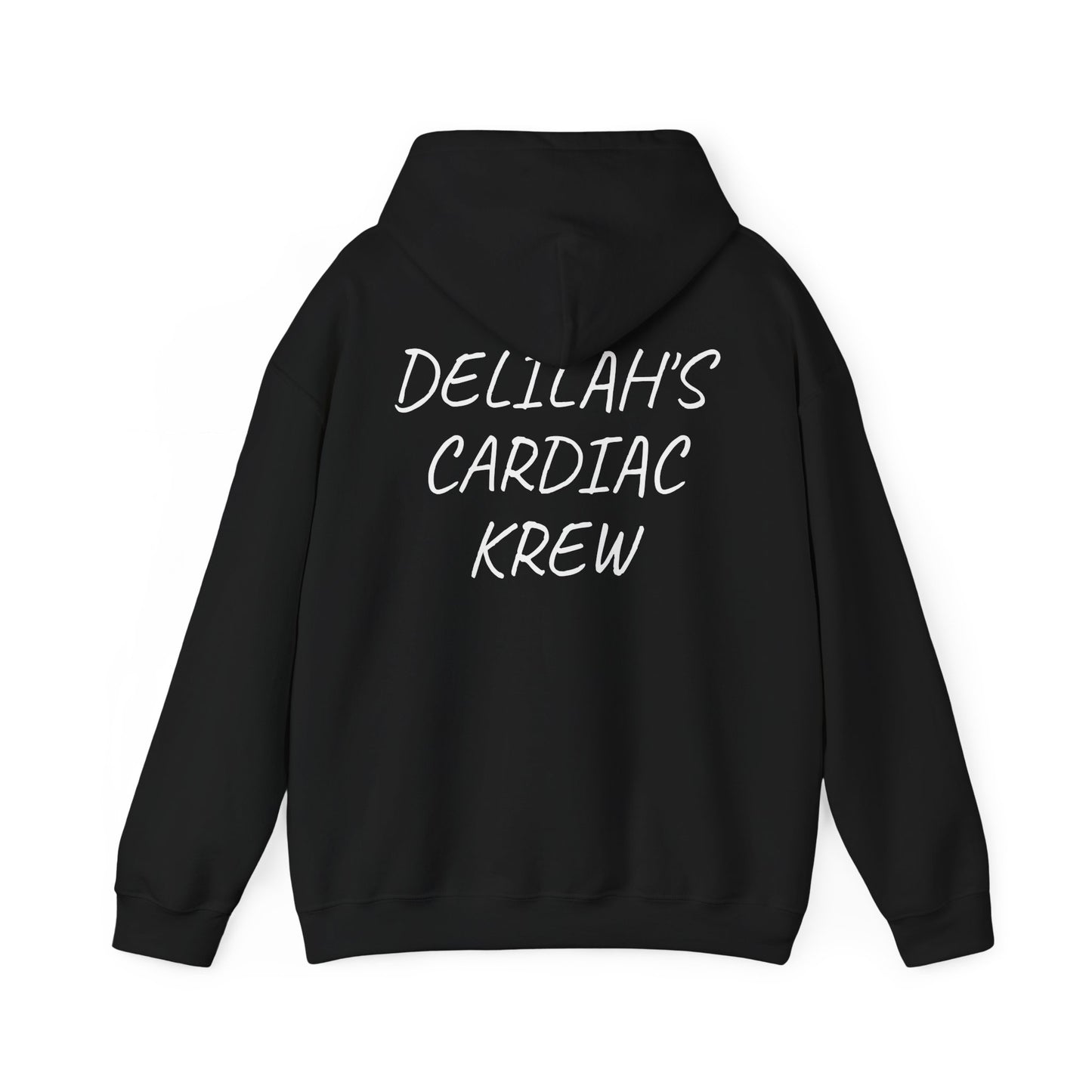 "Delilah's Cardiac Krew" -Est. 2025 hoodie