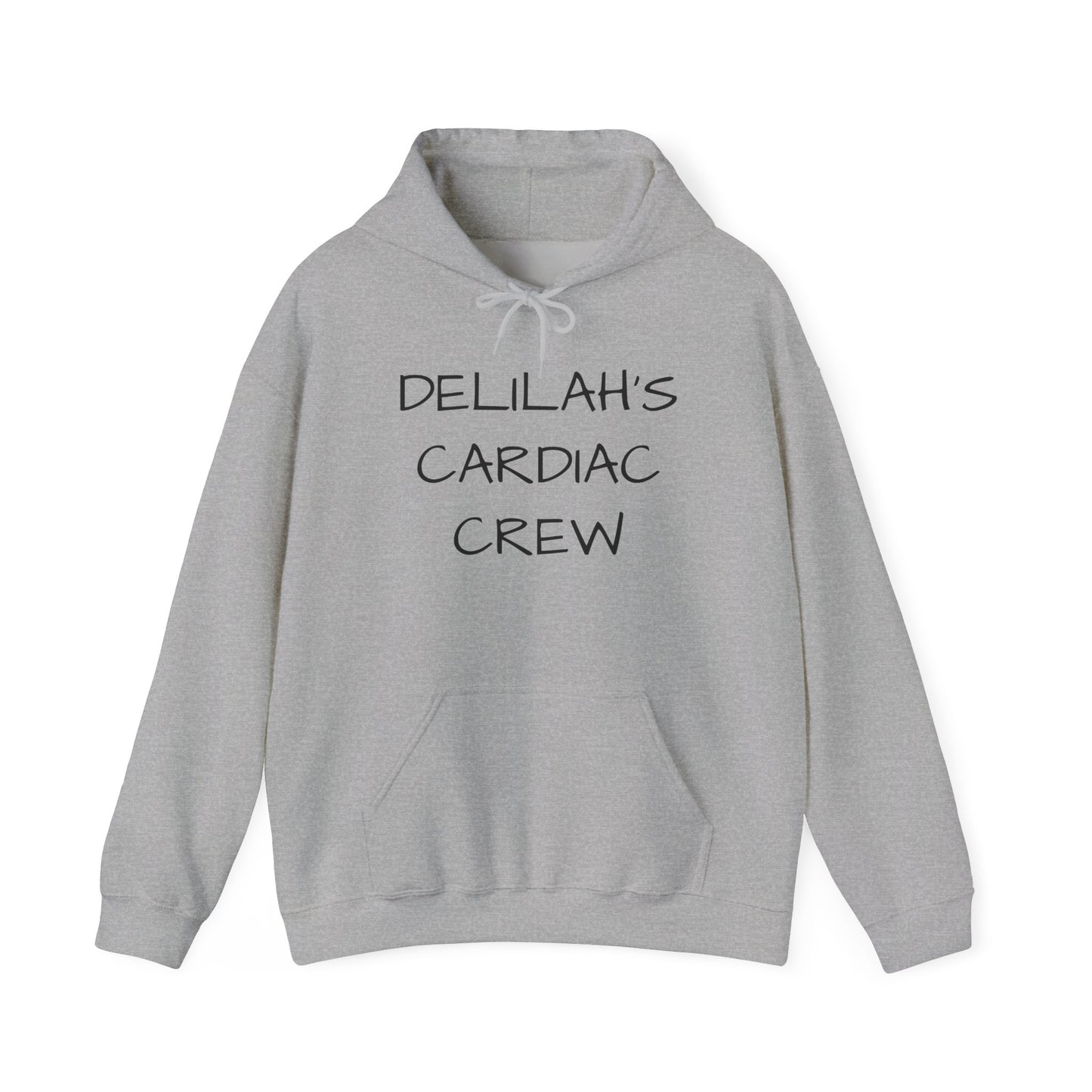 Delilah's Cardiac Crew Hoodie — Personalized Cardiology Support Sweatshirt