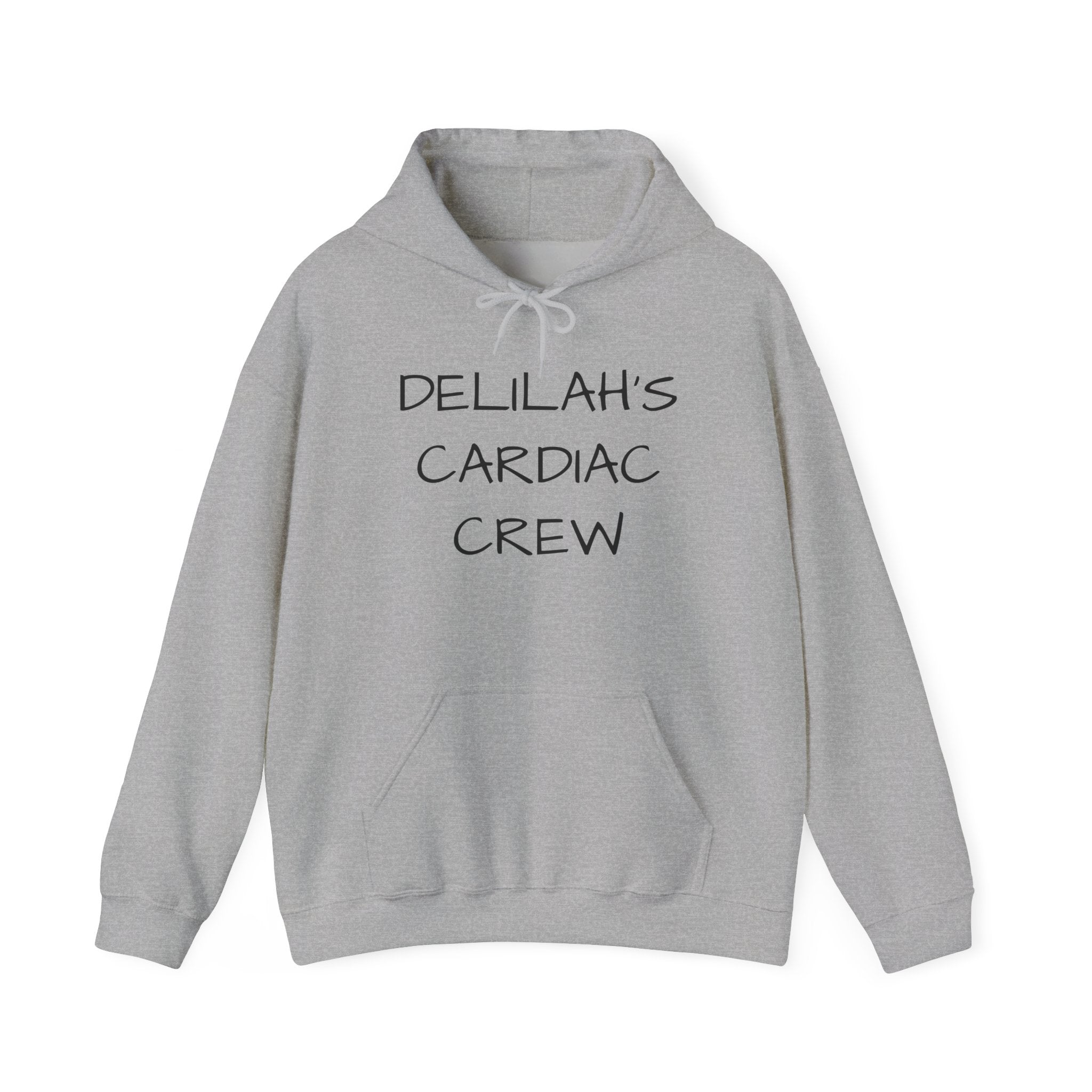 Delilah's Cardiac Crew Hoodie — Personalized Cardiology Support Sweatshirt