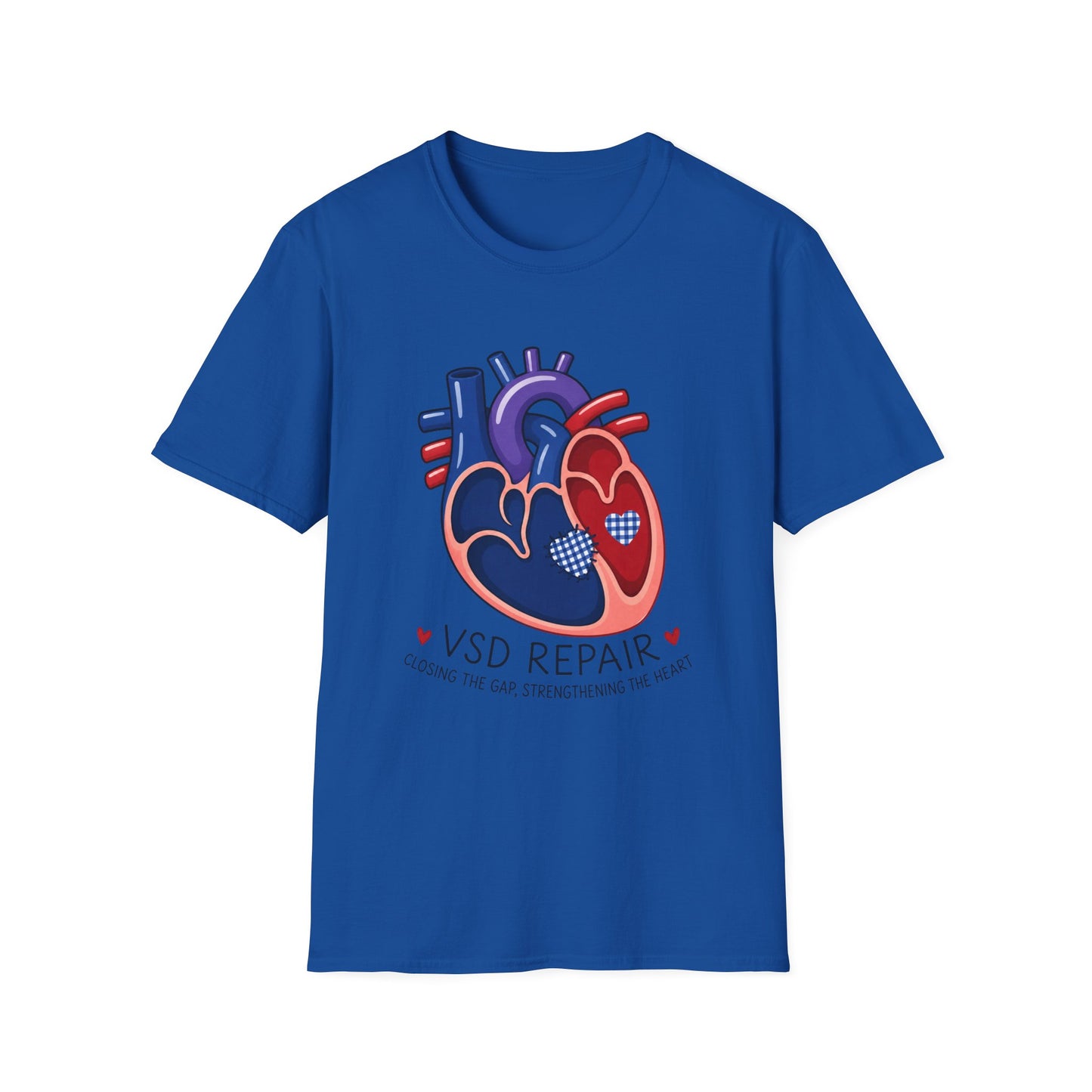 VSD Repair Heart Anatomy T-Shirt — Congenital Heart Defect Awareness Tee