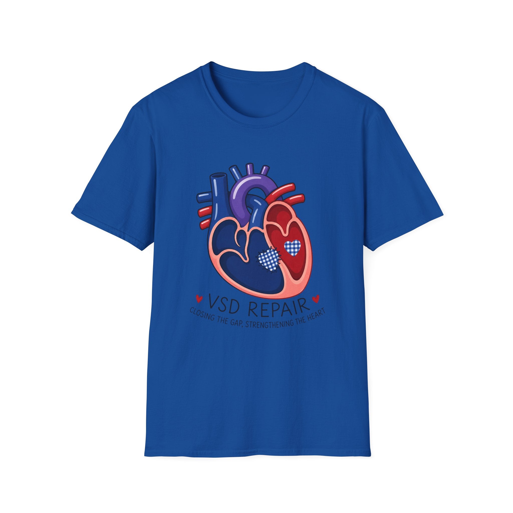 VSD Repair Heart Anatomy T-Shirt — Congenital Heart Defect Awareness Tee