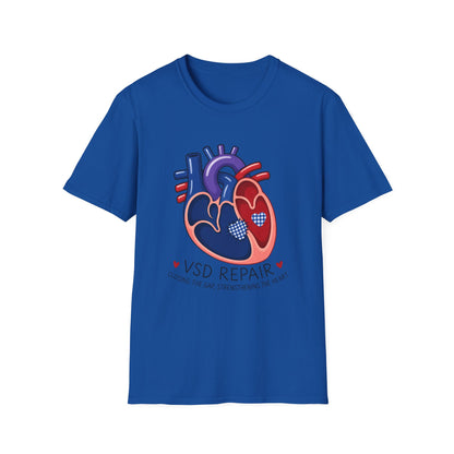 VSD Repair Heart Anatomy T-Shirt — Congenital Heart Defect Awareness Tee