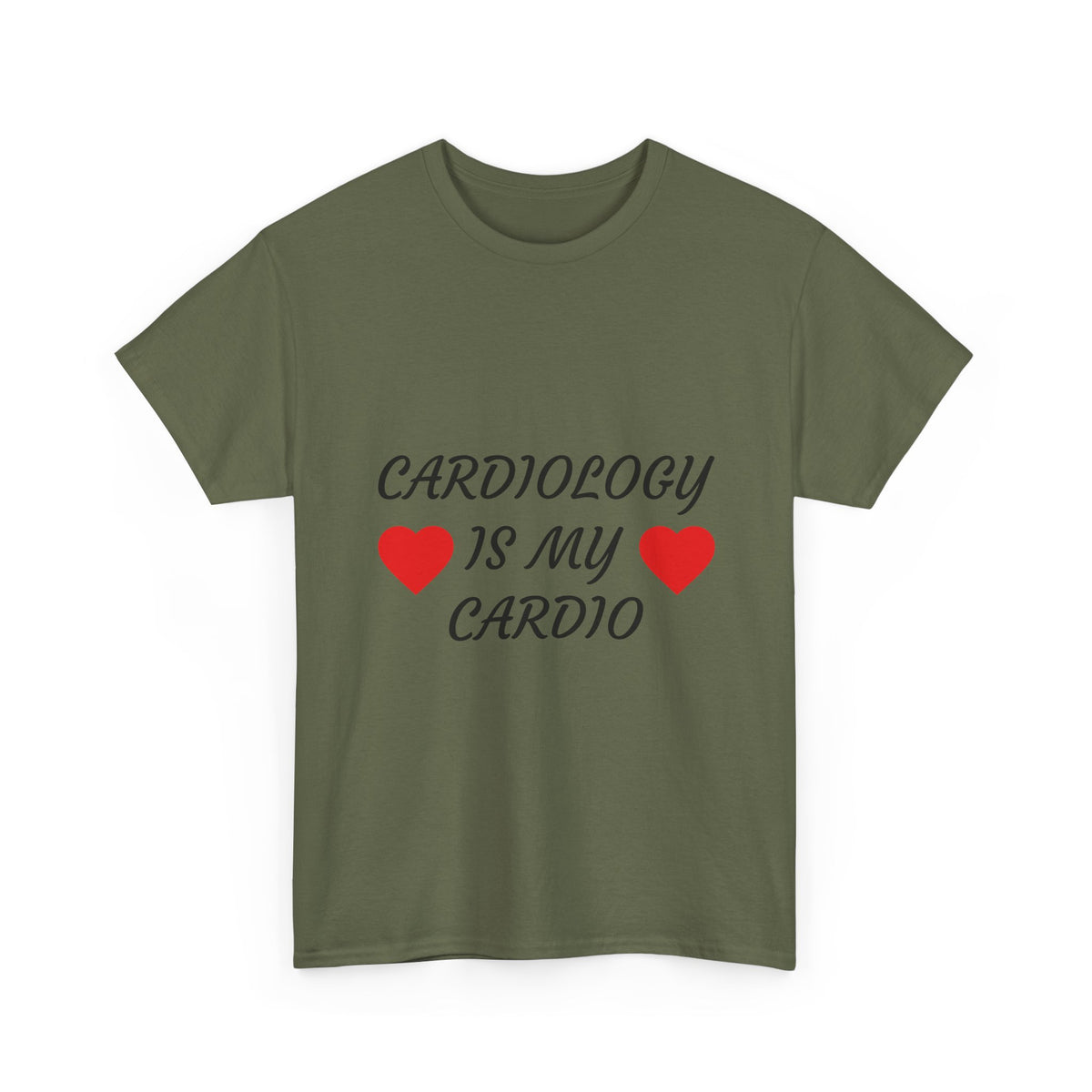 Cardiology Is My Cardio T-Shirt — Funny Nurse & Doctor Heartbeat Tee
