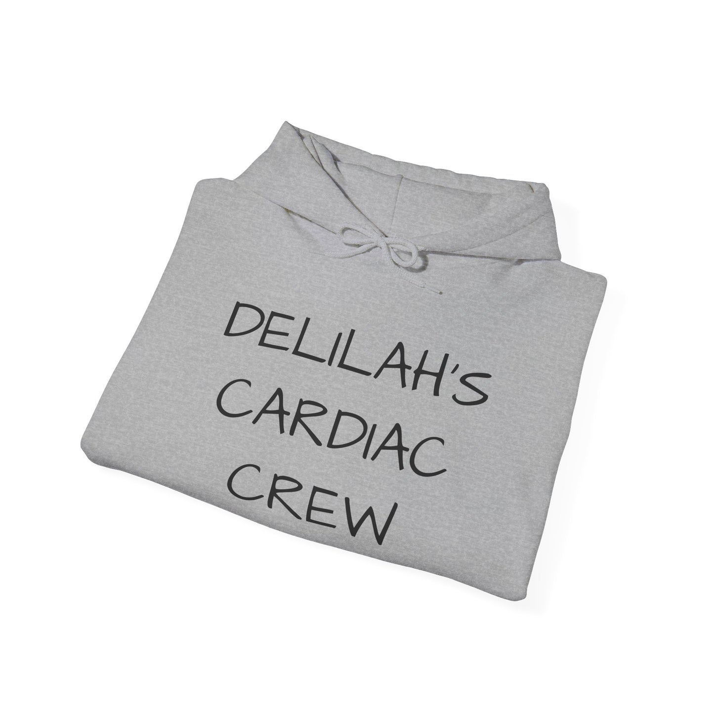 Delilah's Cardiac Crew Hoodie — Personalized Cardiology Support Sweatshirt