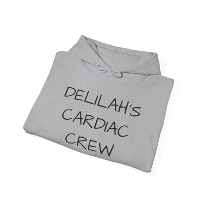 Delilah's Cardiac Crew Hoodie — Personalized Cardiology Support Sweatshirt