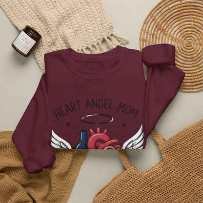 Heart Angel Mom Sweatshirt — “My Greatest Love” Memorial Crewneck